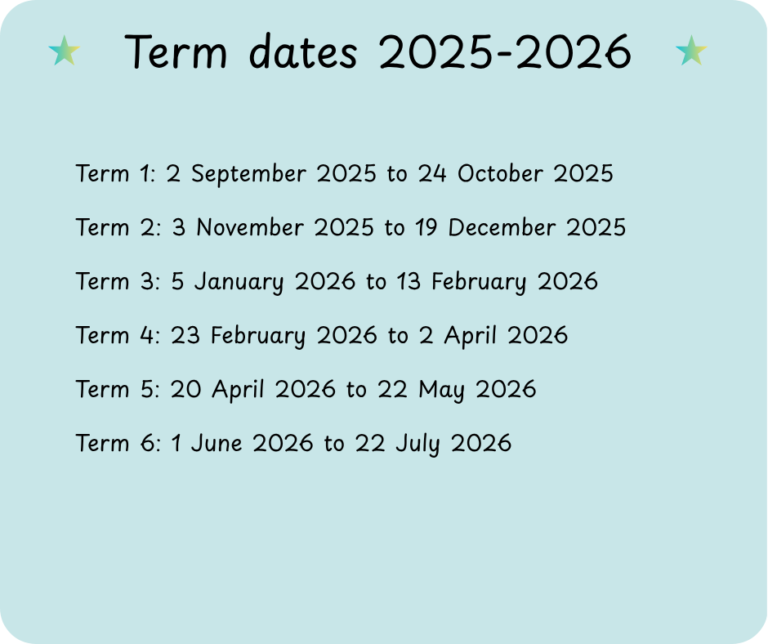 term dates 25 26